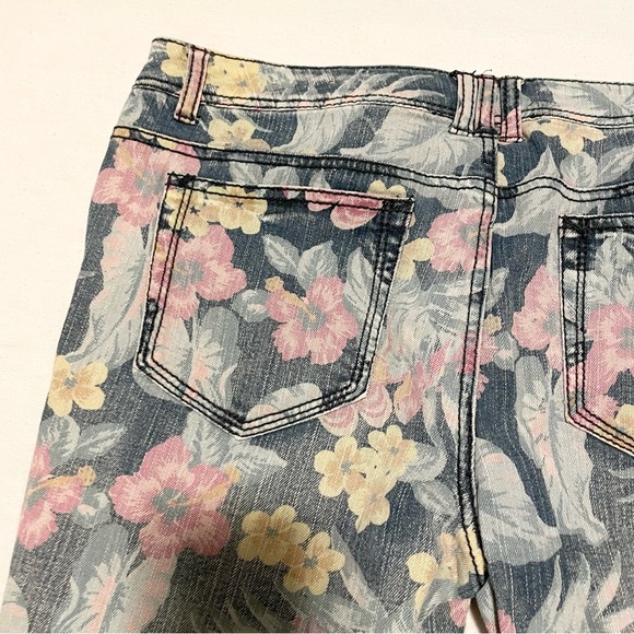 Mossimo Supply Co Floral Jeans Size 17 - Picture 12 of 15